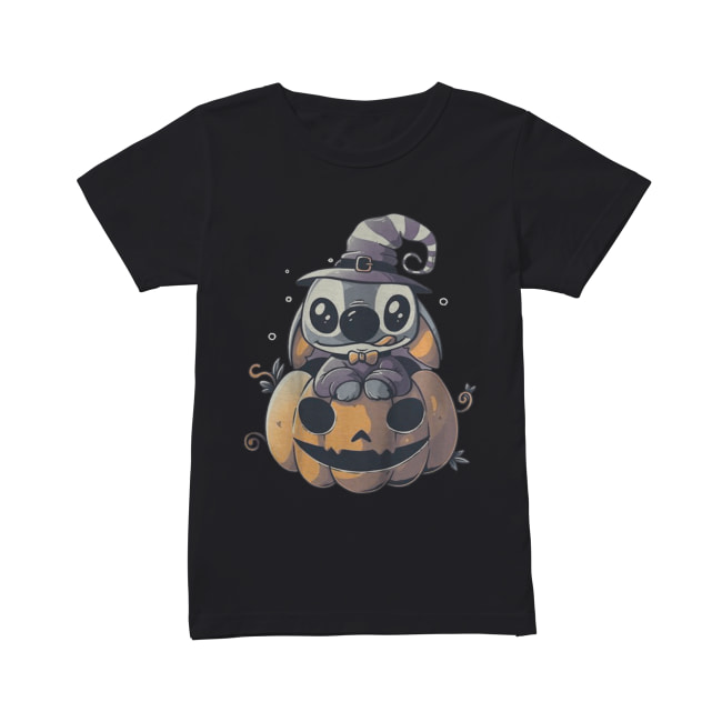 Stitch Pumpkin Halloween Classic Women's T-shirt