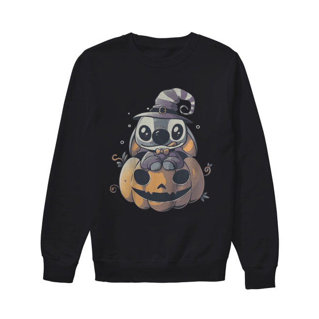 Stitch Pumpkin Halloween Unisex Sweatshirt