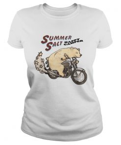 Summer salt merch happy camper bear t  Classic Ladies