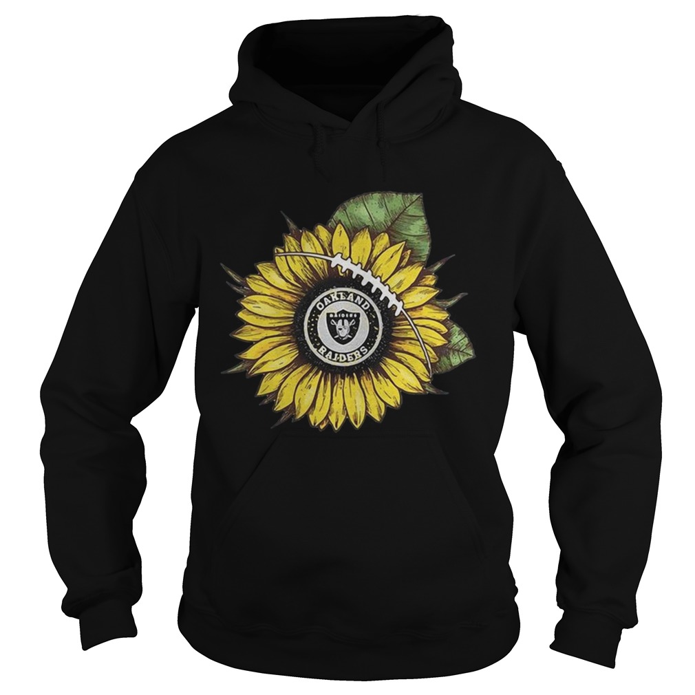 Sunflower Oakland Raiders Hoodie