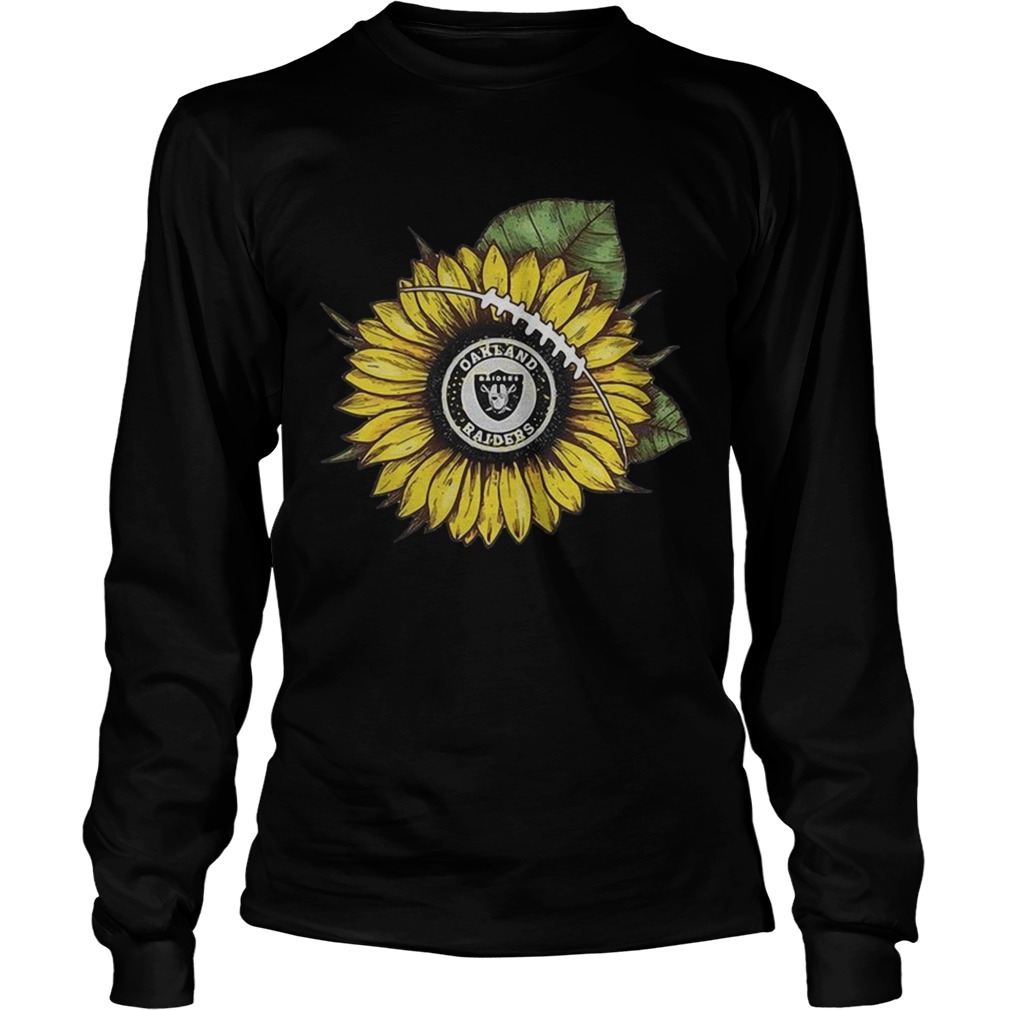 Sunflower Oakland Raiders LongSleeve