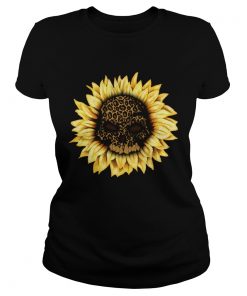 Sunflower leopard skull  Classic Ladies