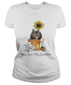 You Are My Sunshine Dog Lover Sunflower Ts Classic Ladies
