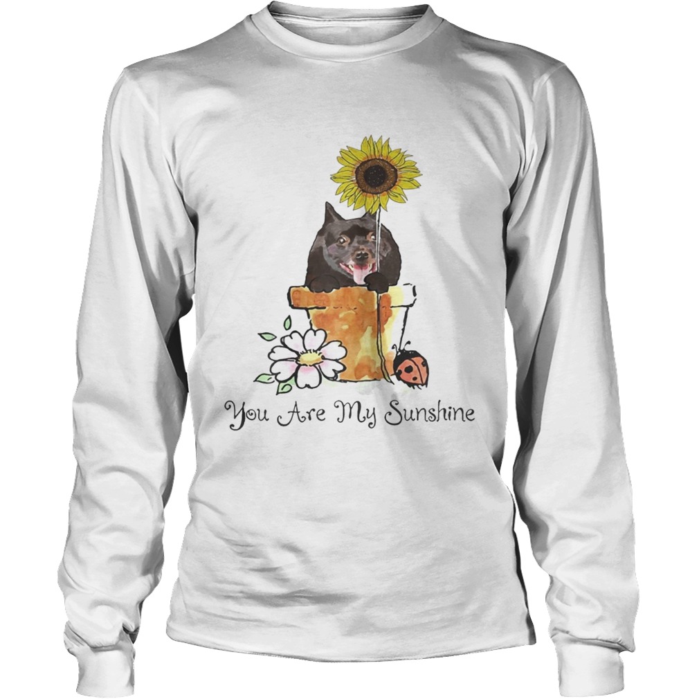 You Are My Sunshine Dog Lover Sunflower Ts LongSleeve