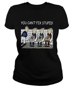 You Cant Fix Stupid Dallas Cowboys Philadelphia Eagles Washington Redskins New York Giants Shirt Classic Ladies