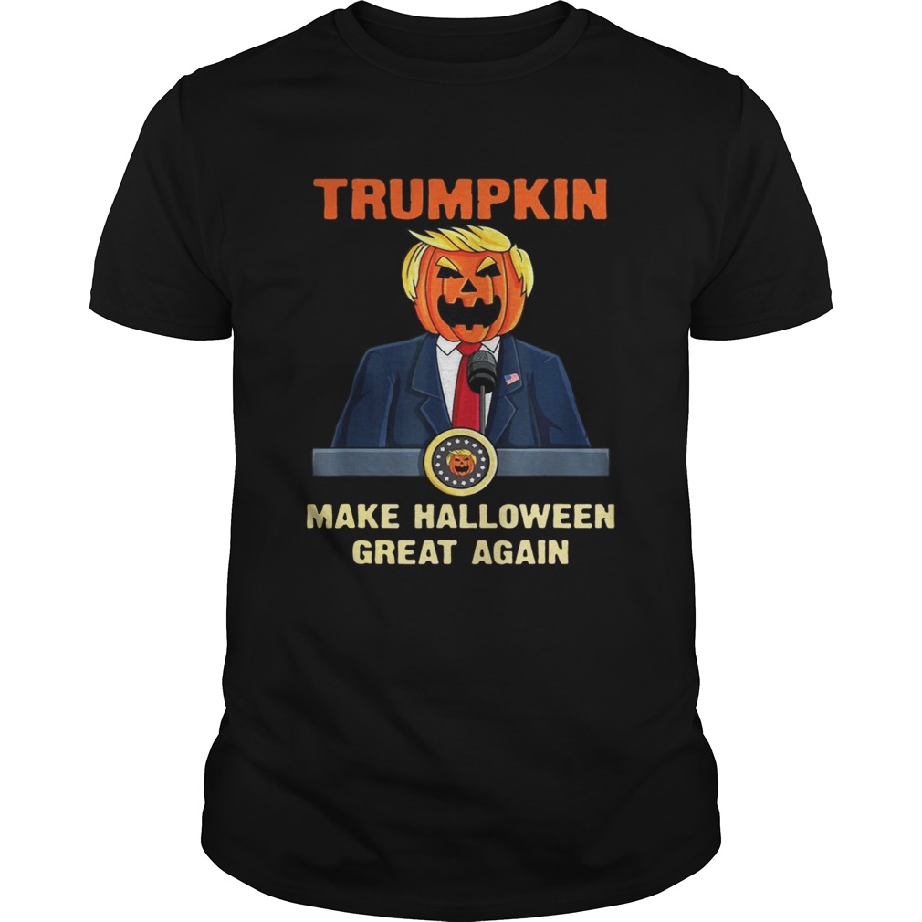 trumpkin make halloween great again shirt