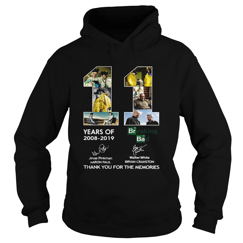 11 Years of Breaking Bad thank you for the memories Hoodie