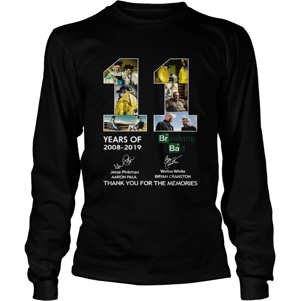 11 Years of Breaking Bad thank you for the memories LongSleeve