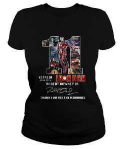 11 years of Iron Man 2008 2019 Robert Downey Jr signature  Classic Ladies