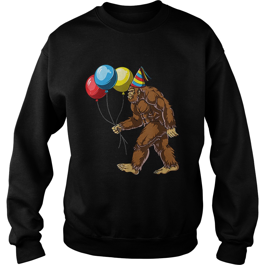1570255123Bigfoot Itâ€™s My Birthday Kids Boys Sasquatch Party shir Sweatshirt