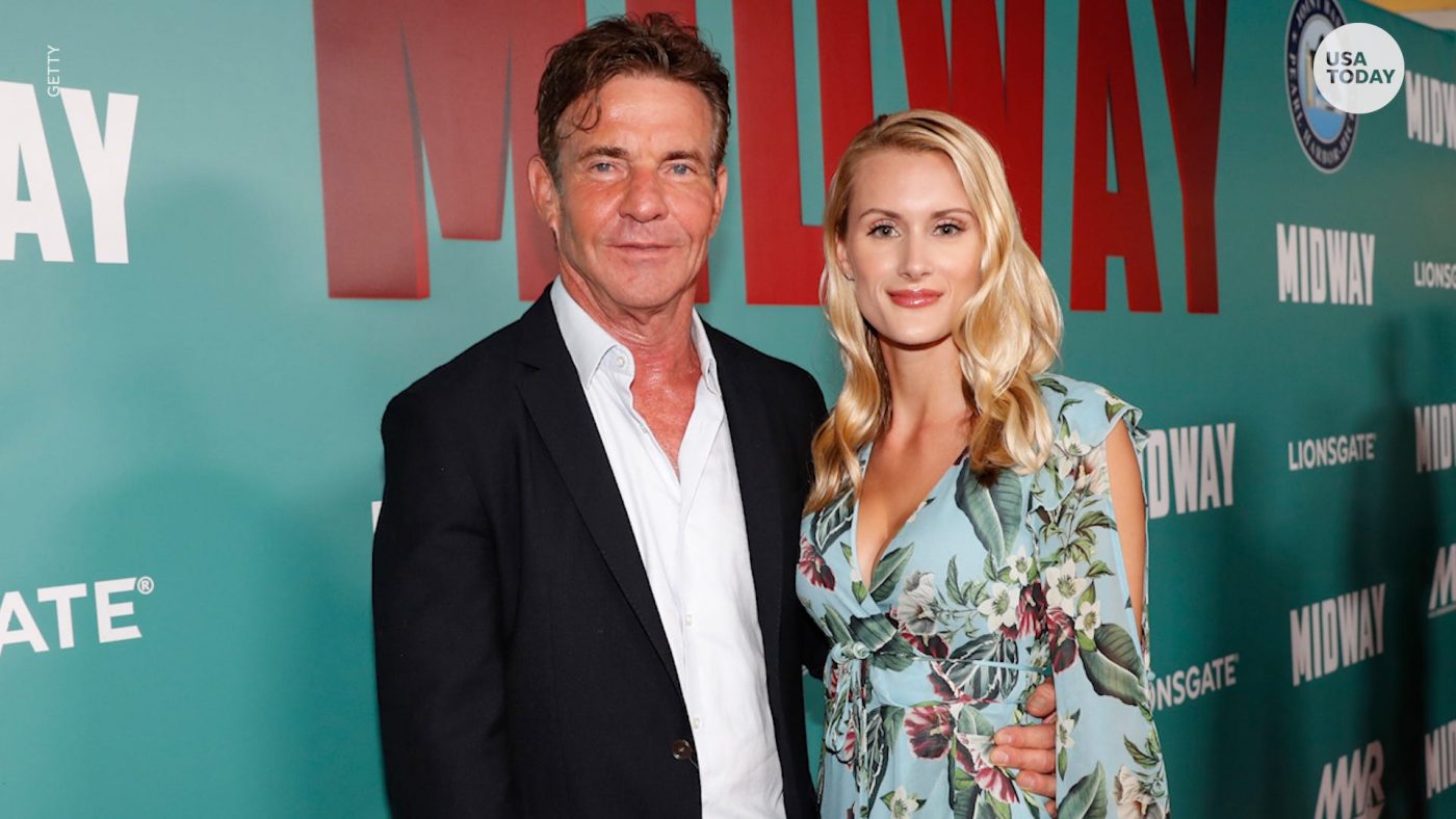 Dennis Quaid, 65, is engaged to 26-year-old Laura Savoie his 'Parent Trap' fiancée reacts
