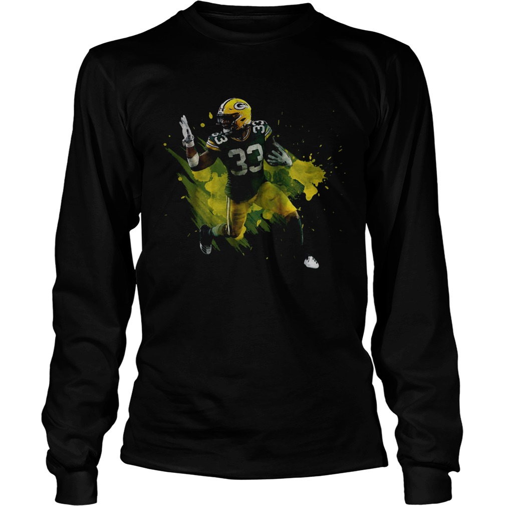 Aaron Jones Green Bay Packers Running Back LongSleeve