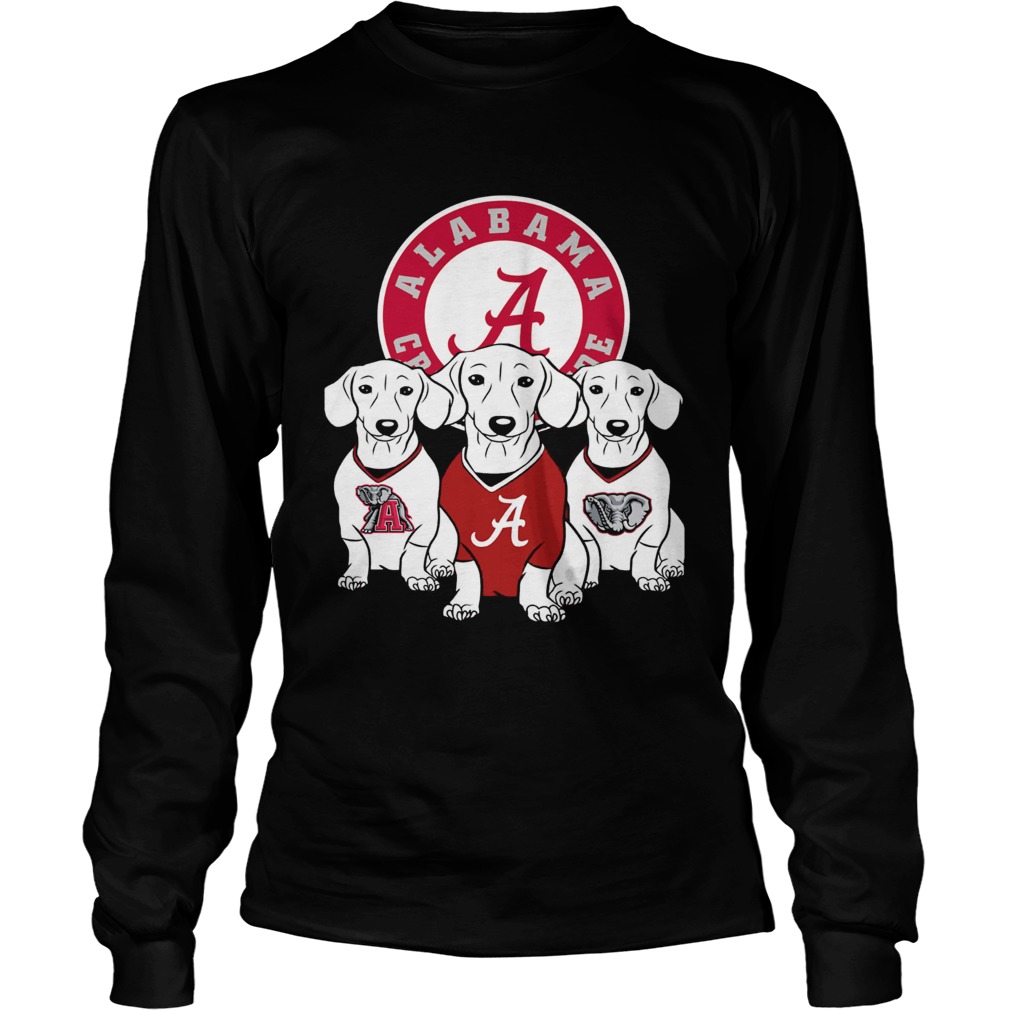 Alabama Crimson Tide Dachshund dog LongSleeve