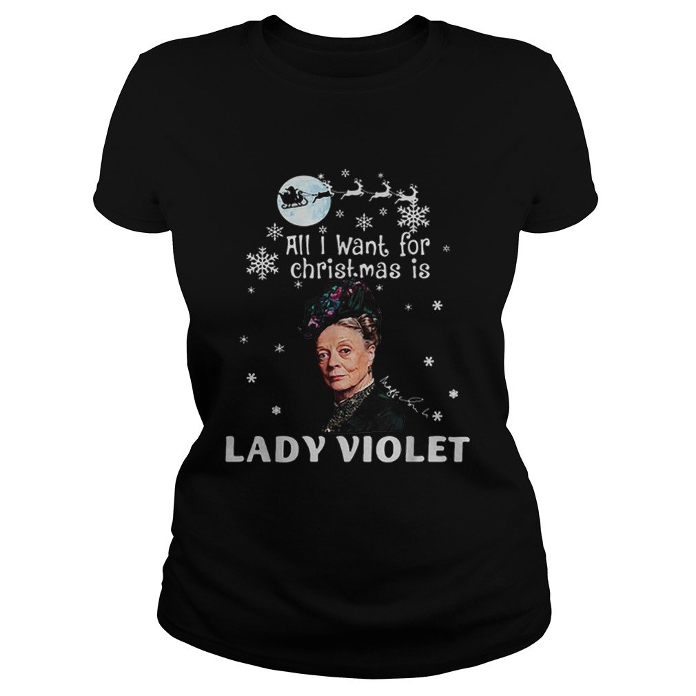 All I Want For Christmas Is Lady Violet Crawley Downton Abbey Classic Ladies