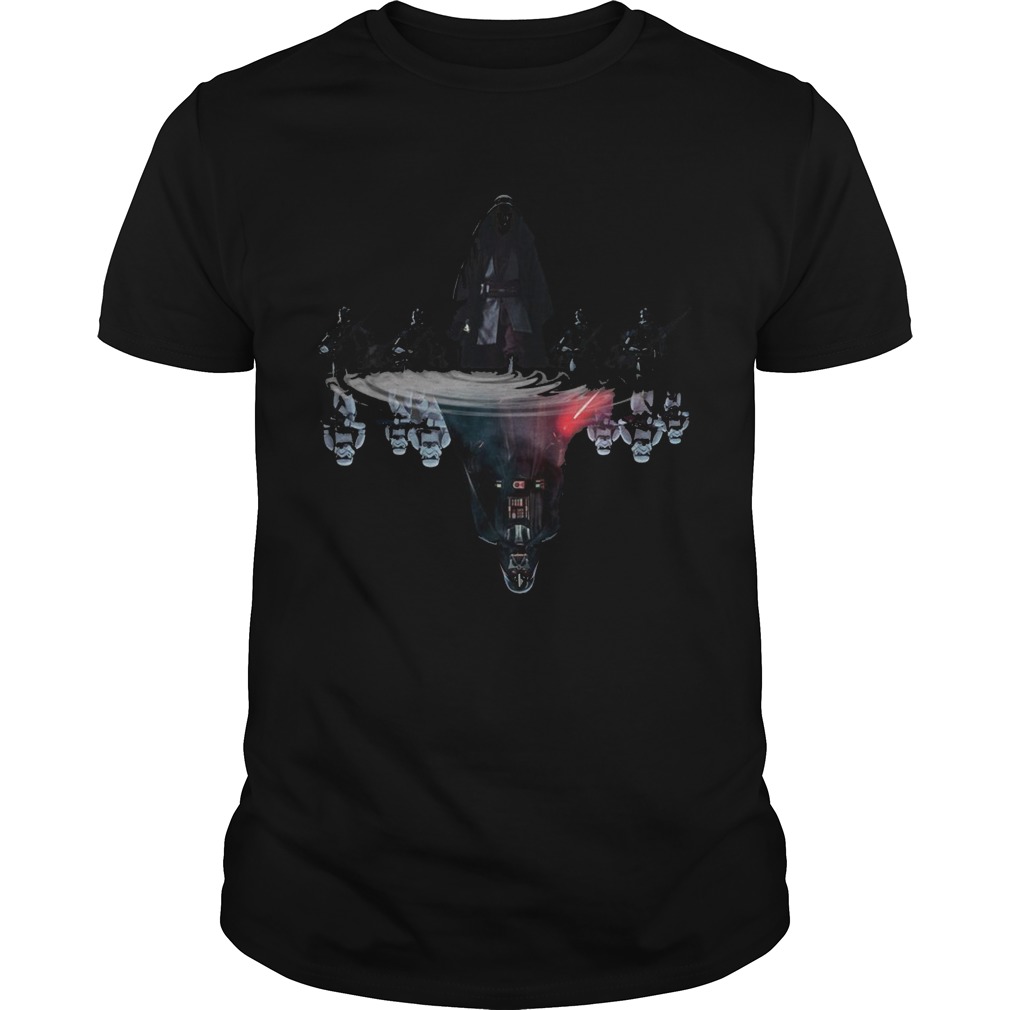 Anakin Skywalker water mirror reflection Darth Vader shirt
