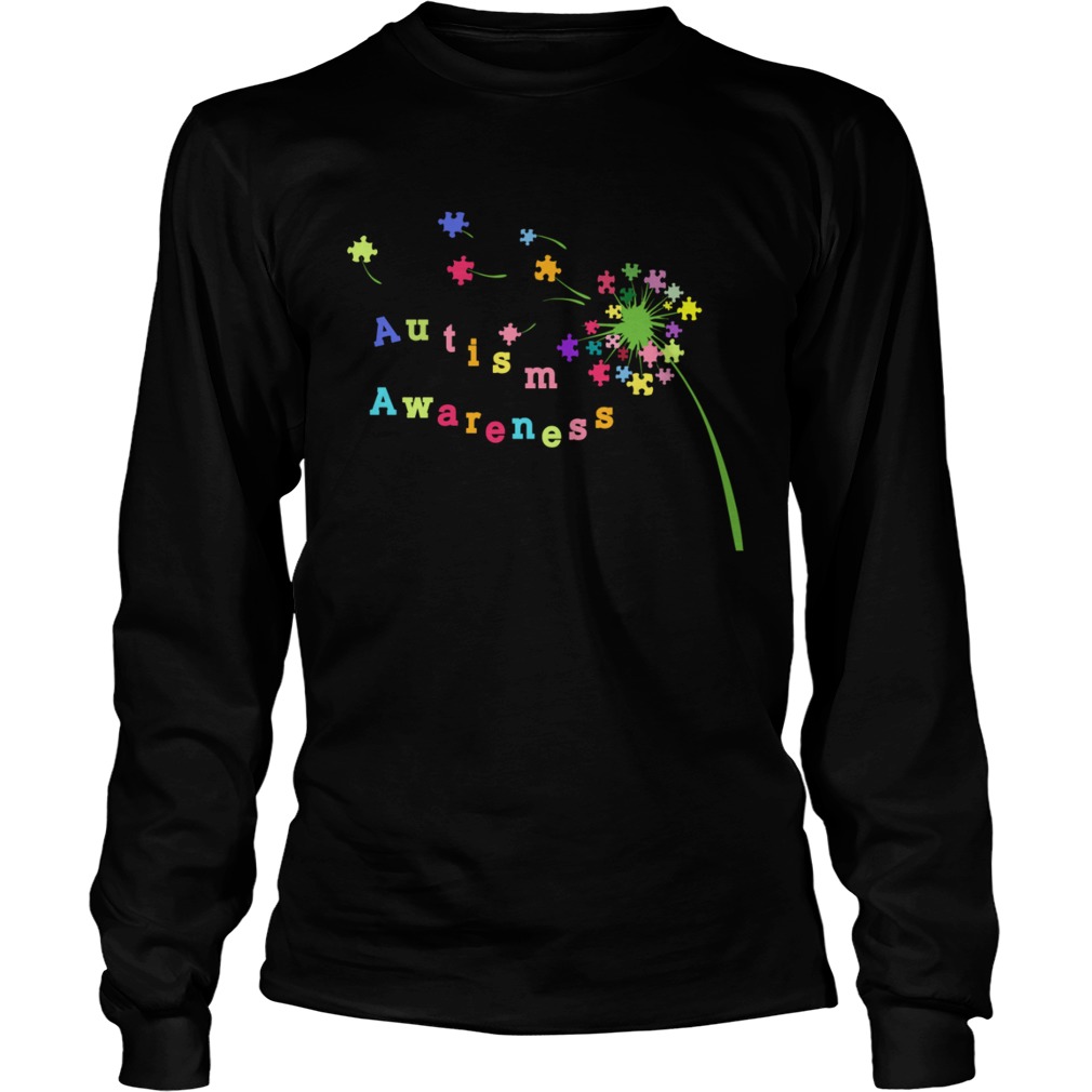 Autism Awareness Ribbon Shirt LongSleeve