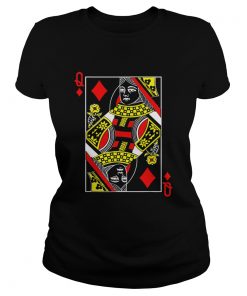Awesome Queen Of Diamonds Cute Playing Card 2019 Halloween  Classic Ladies