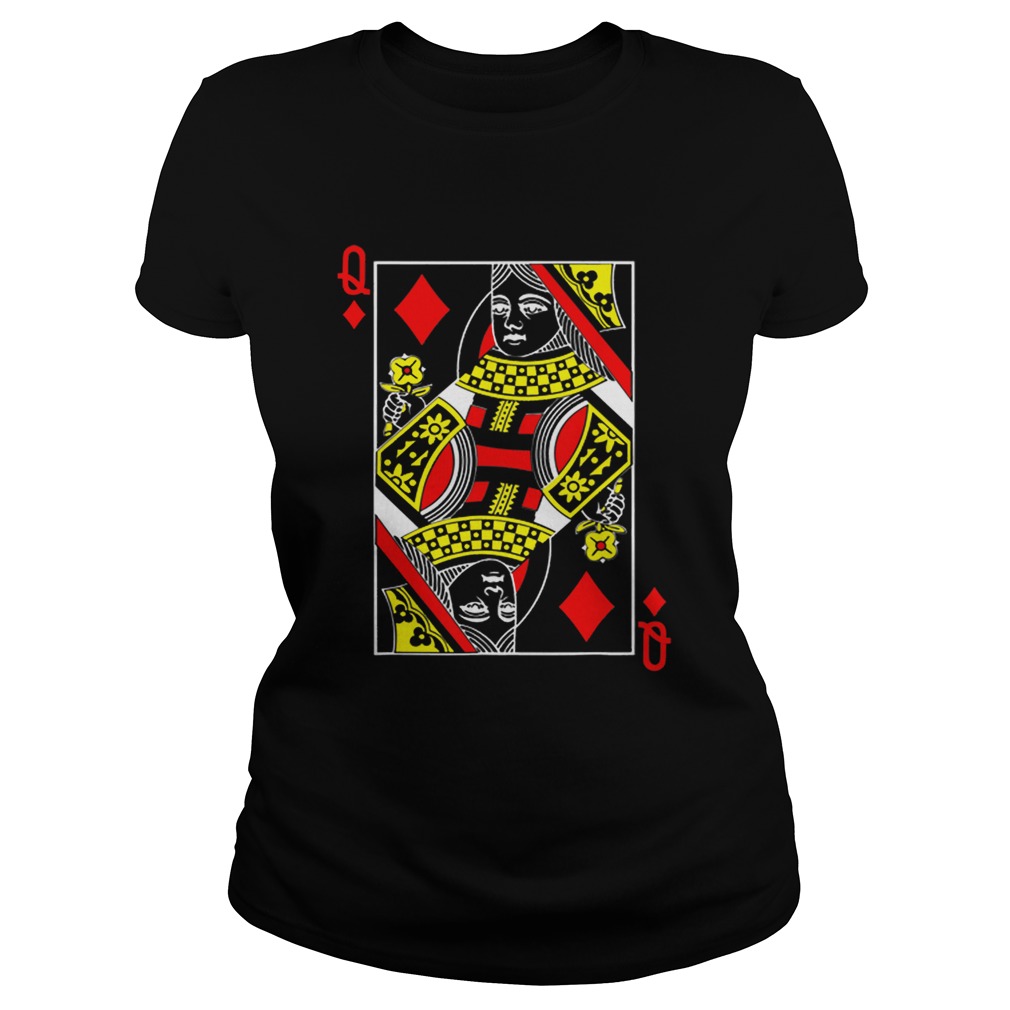 Awesome Queen Of Diamonds Cute Playing Card 2019 Halloween Classic Ladies