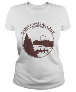 Backside Camp Crystal Lake Summer 1980 For T Shirt Classic Ladies