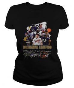 Baltimore Ravens Legends team player signatures  Classic Ladies