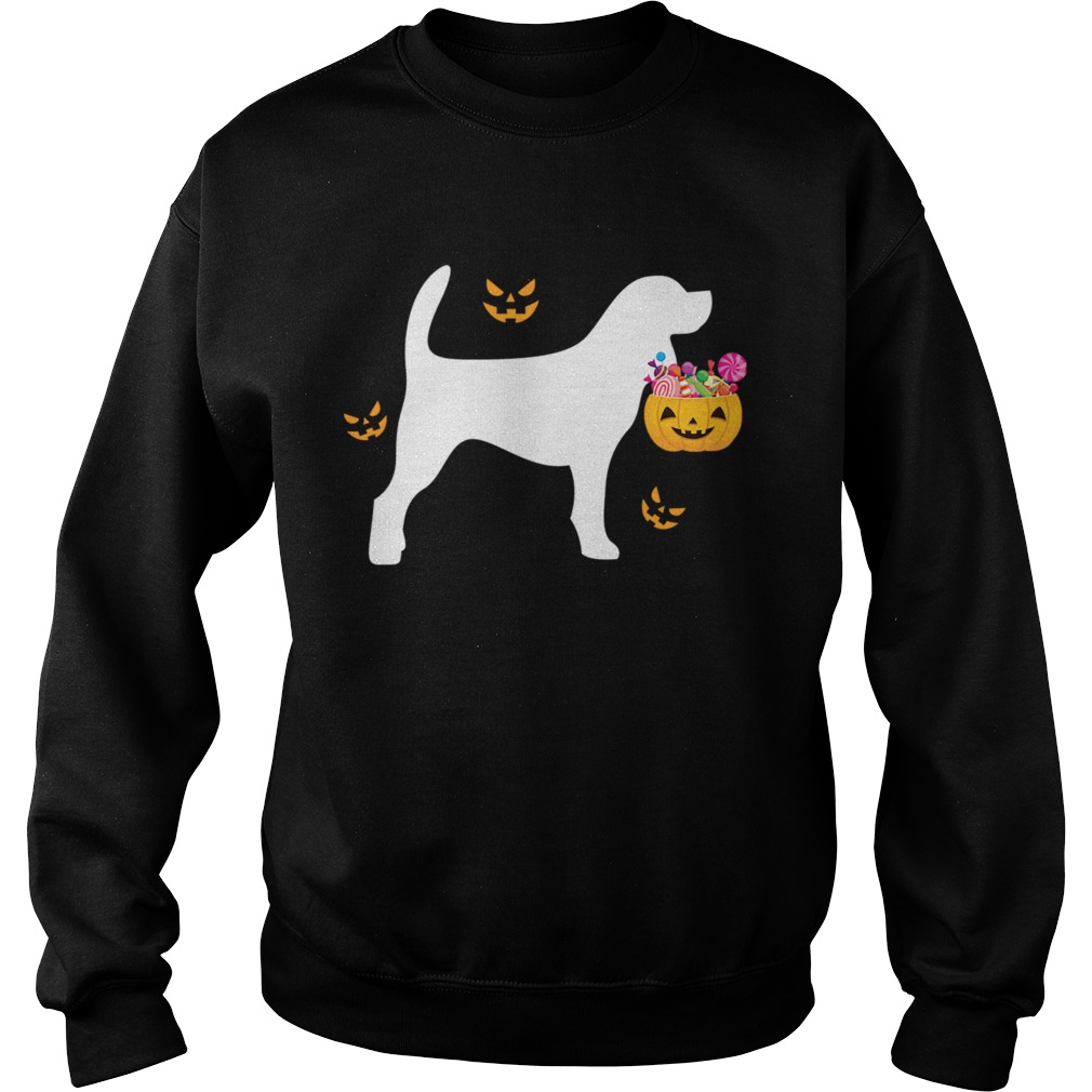 Beagle Halloween Costume Pumpkin Dog Cute Pet TShirt Sweatshirt