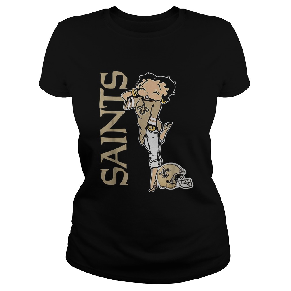 Betty Boop New Orleans Saints Classic Ladies
