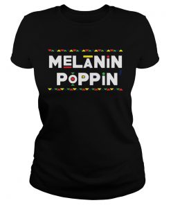 Black Queen Melanin African American Women Tee TShirt Classic Ladies