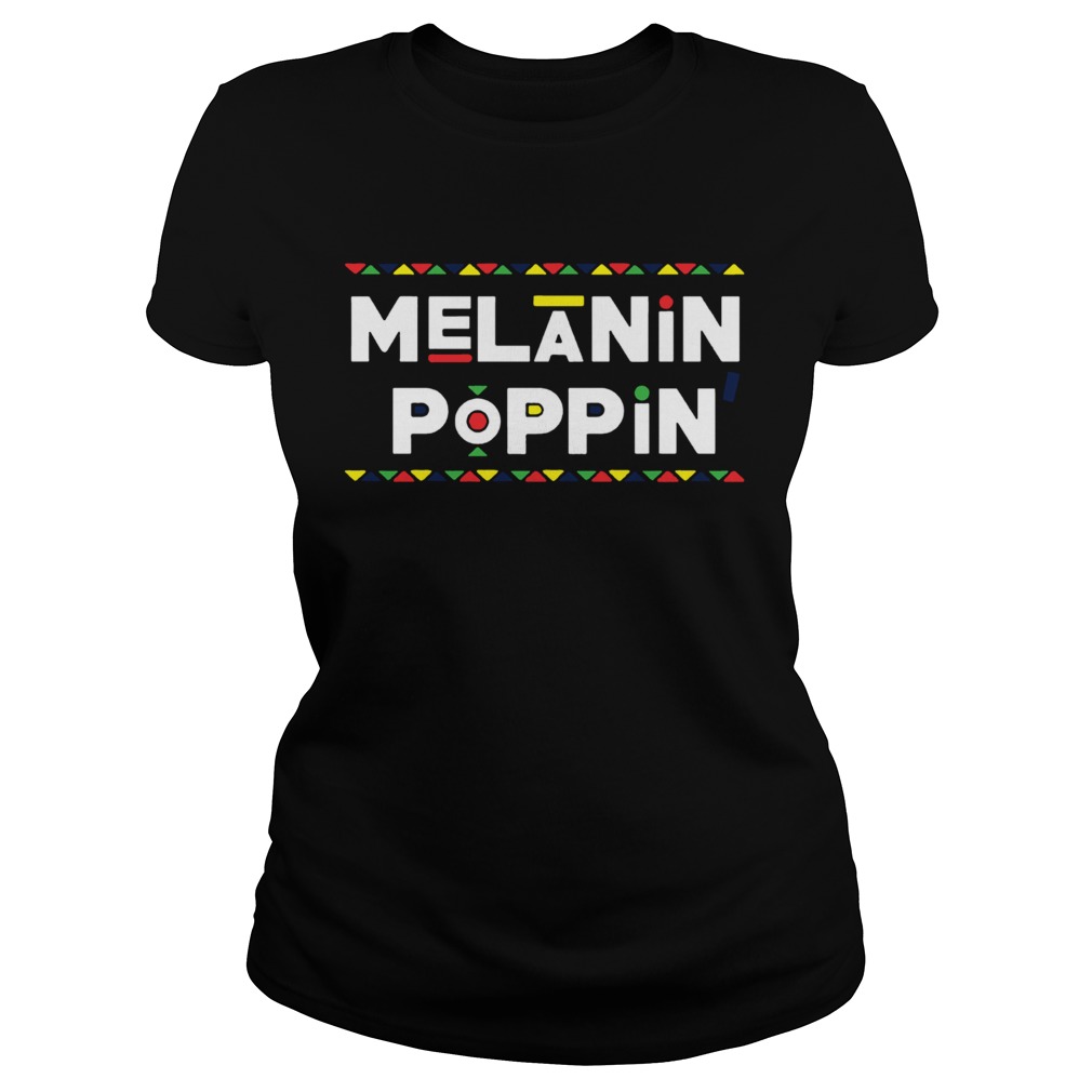 Black Queen Melanin African American Women Tee TShirt Classic Ladies