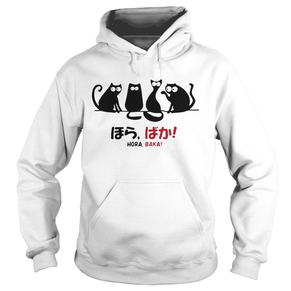 Black cat Hora Bake Hoodie