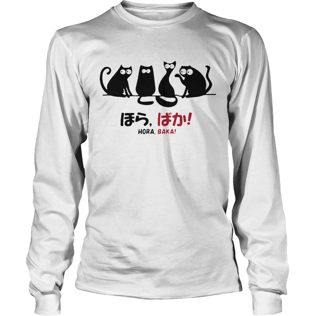 Black cat Hora Bake LongSleeve