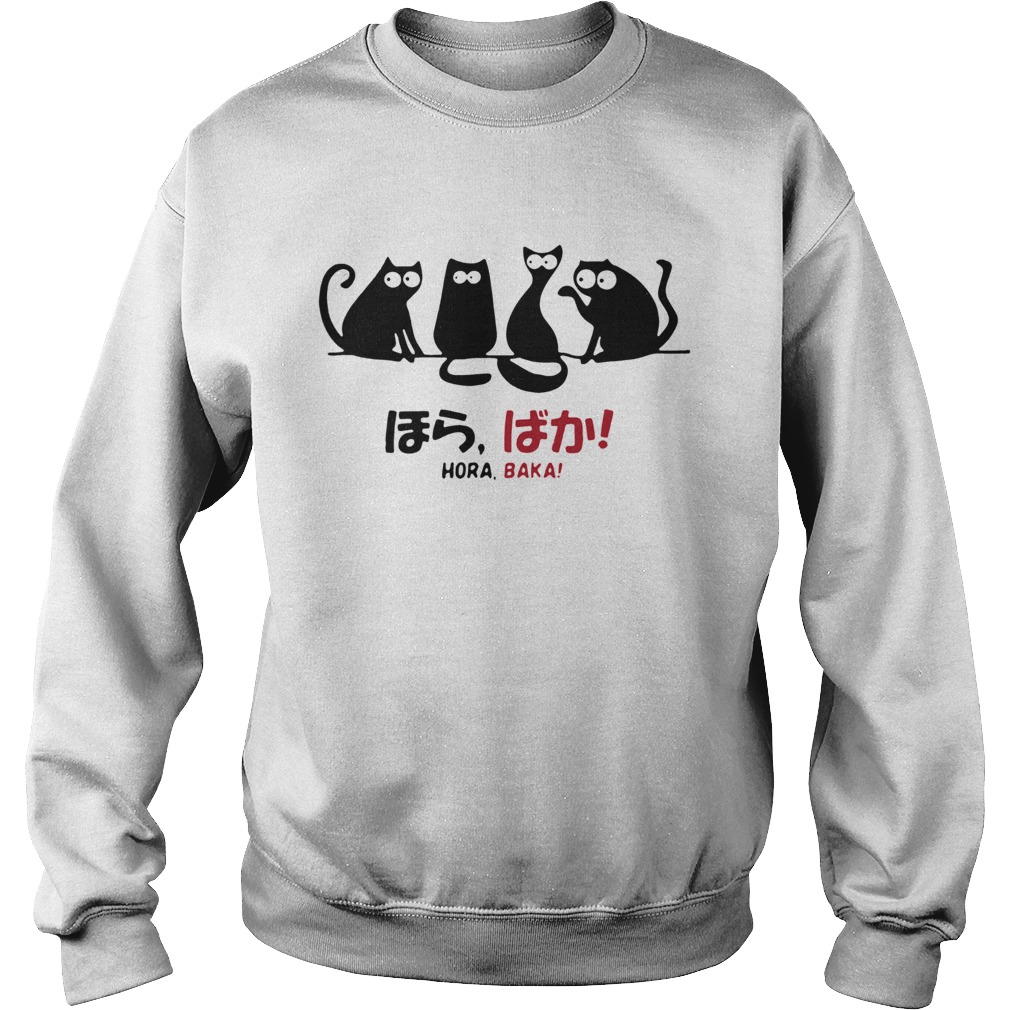 Black cat Hora Bake Sweatshirt