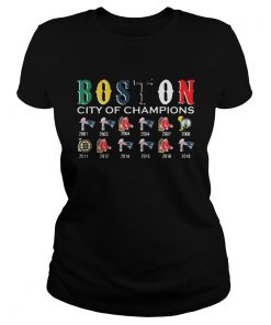 Boston City of Champions Shirt LlMlTED EDlTlON Classic Ladies