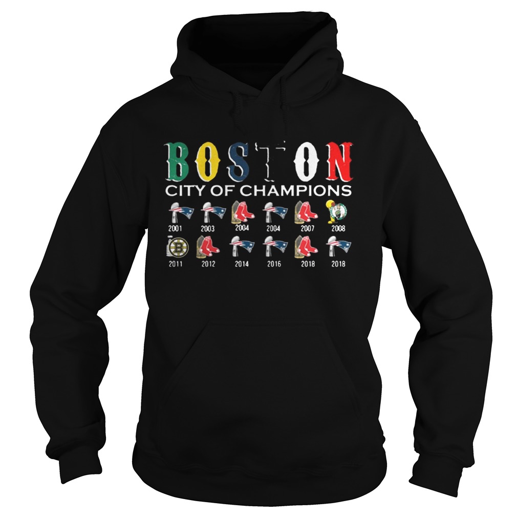 Boston City of Champions Shirt LlMlTED EDlTlON Hoodie
