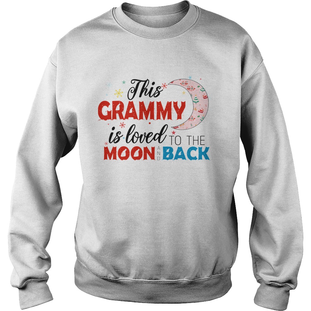 Christmas This Grammy Is Loved To The Moon And Back TShirt Sweatshirt