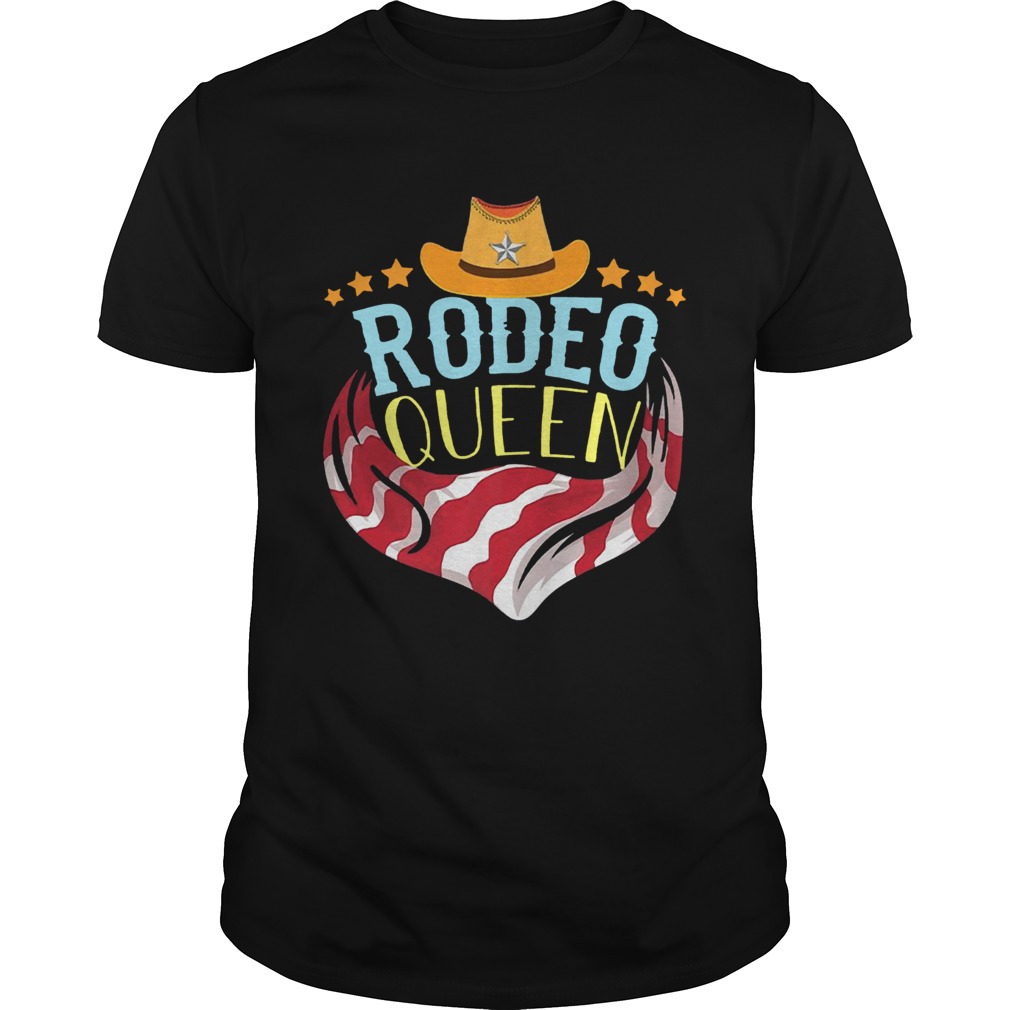 Cute Rodeo Queen Western Barrel Racing Girl Tee Shirt