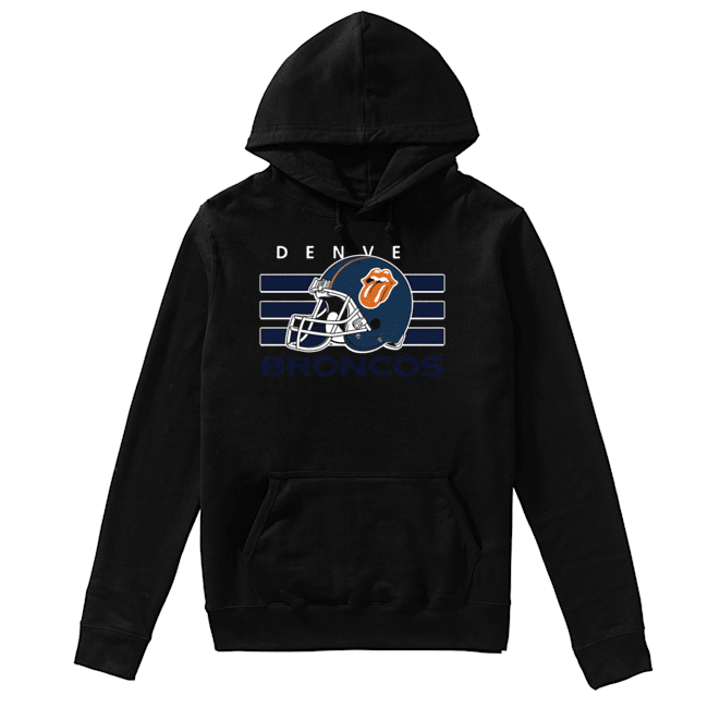 Denver Broncos The Rolling Stones Unisex Hoodie