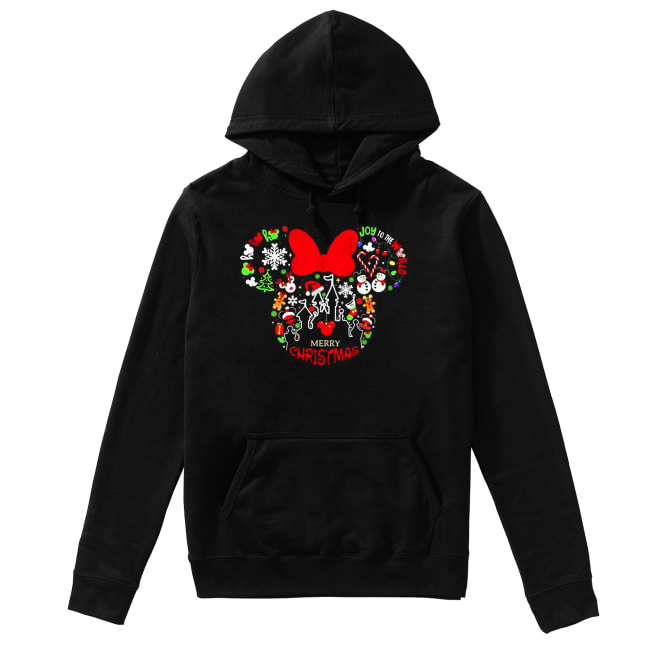 Disney Minnie mouse Merry Christmas Unisex Hoodie