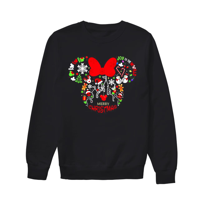 Disney Minnie mouse Merry Christmas Unisex Sweatshirt