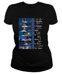 Dodgers Cody Bellinger Clayton Kershaw Joc Pederson signature  Classic Ladies