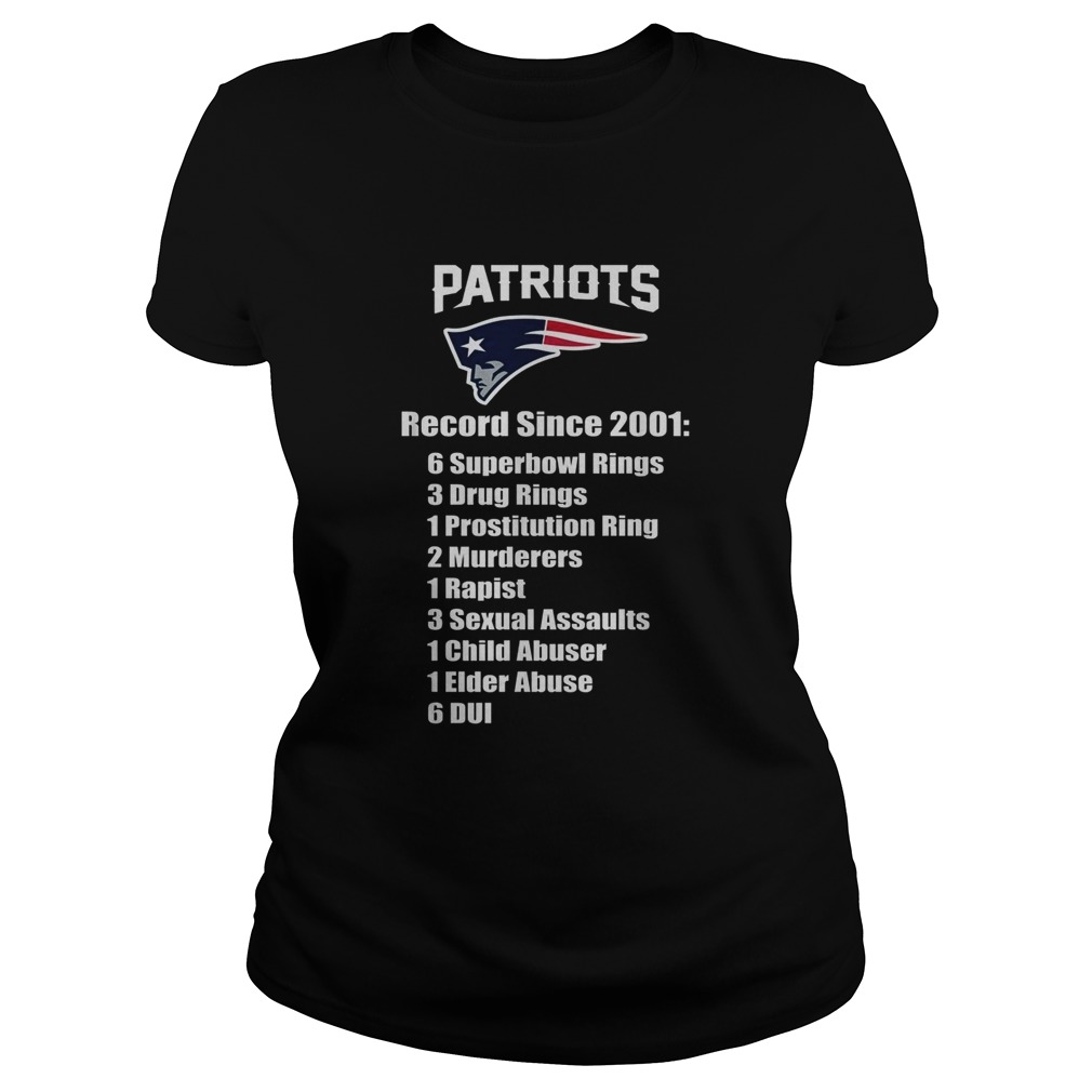 Eletees Patriots Record Since 2001 Classic Ladies