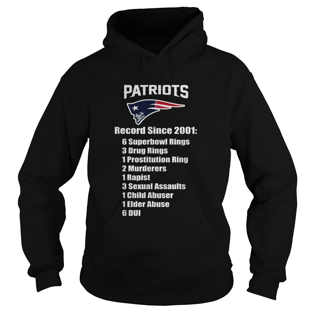 Eletees Patriots Record Since 2001 Hoodie
