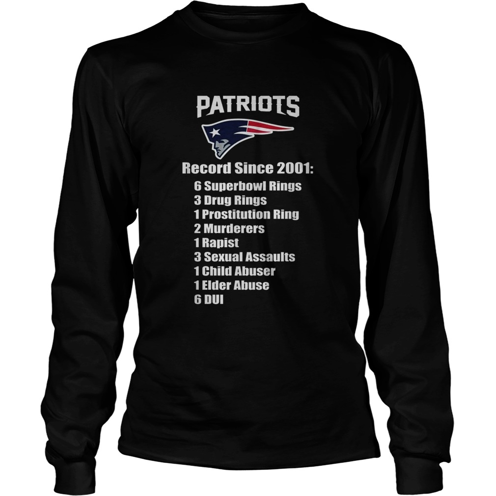 Eletees Patriots Record Since 2001 LongSleeve