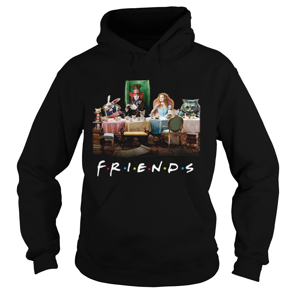 Friends Alice In Wonderland Tim Burton Hoodie