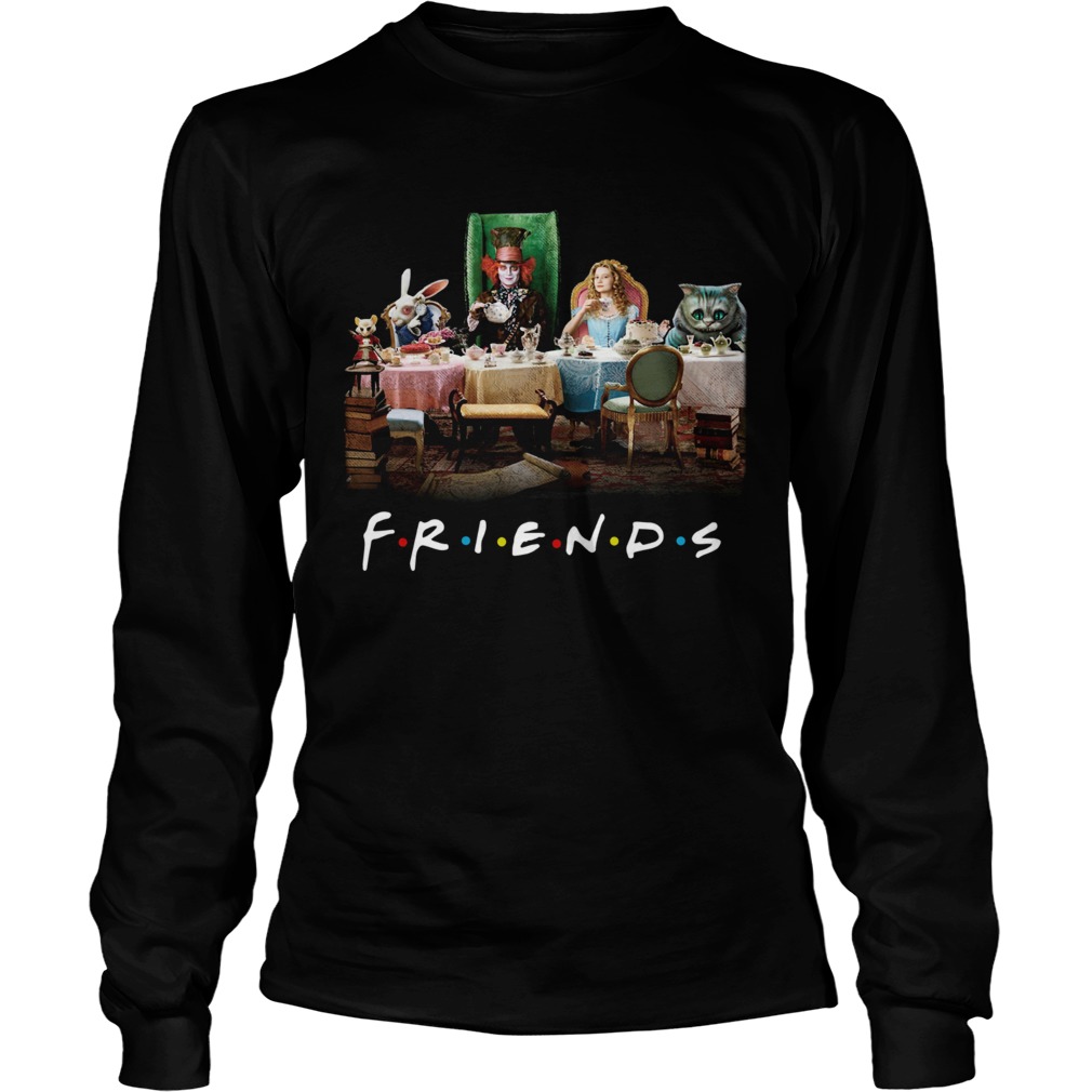 Friends Alice In Wonderland Tim Burton LongSleeve