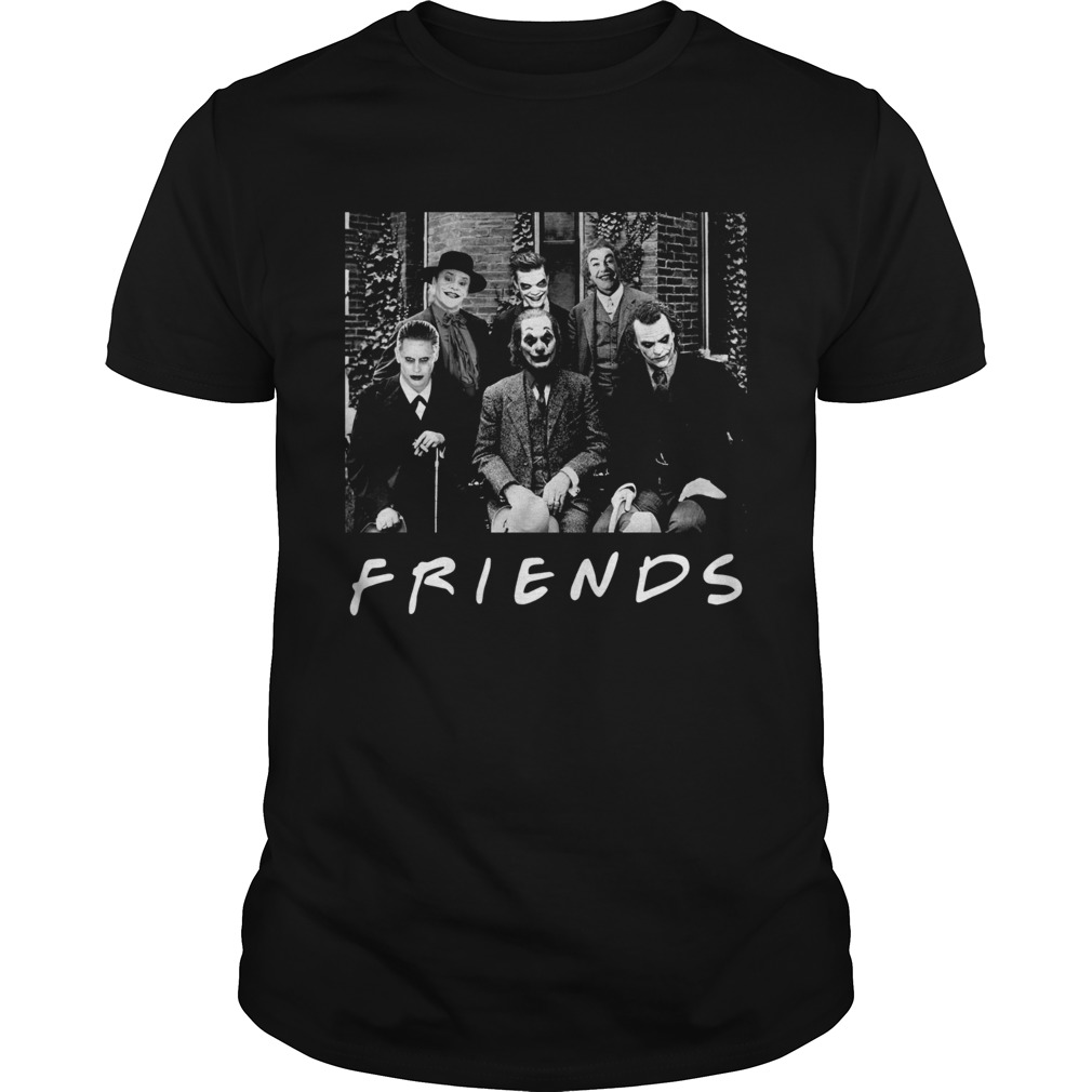 Friends All characters Joker psychoanalysis shirt