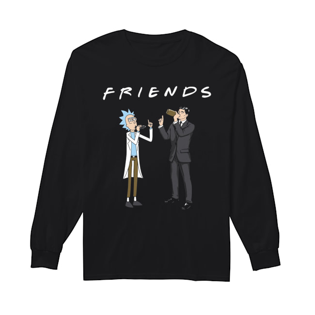 Friends Rick and Archer Drinking Long Sleeved T-shirt
