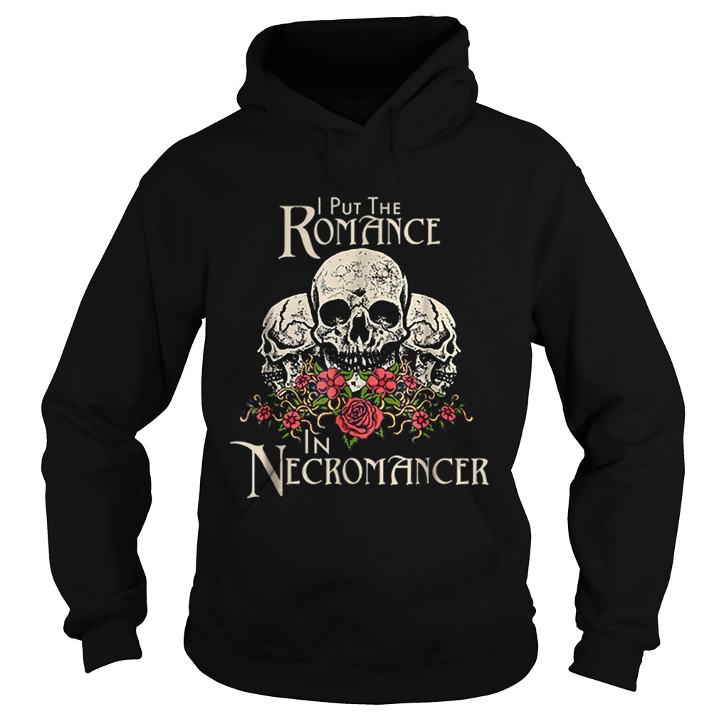 Funny Necromancer Halloween Undead Skulls And Roses Hoodie