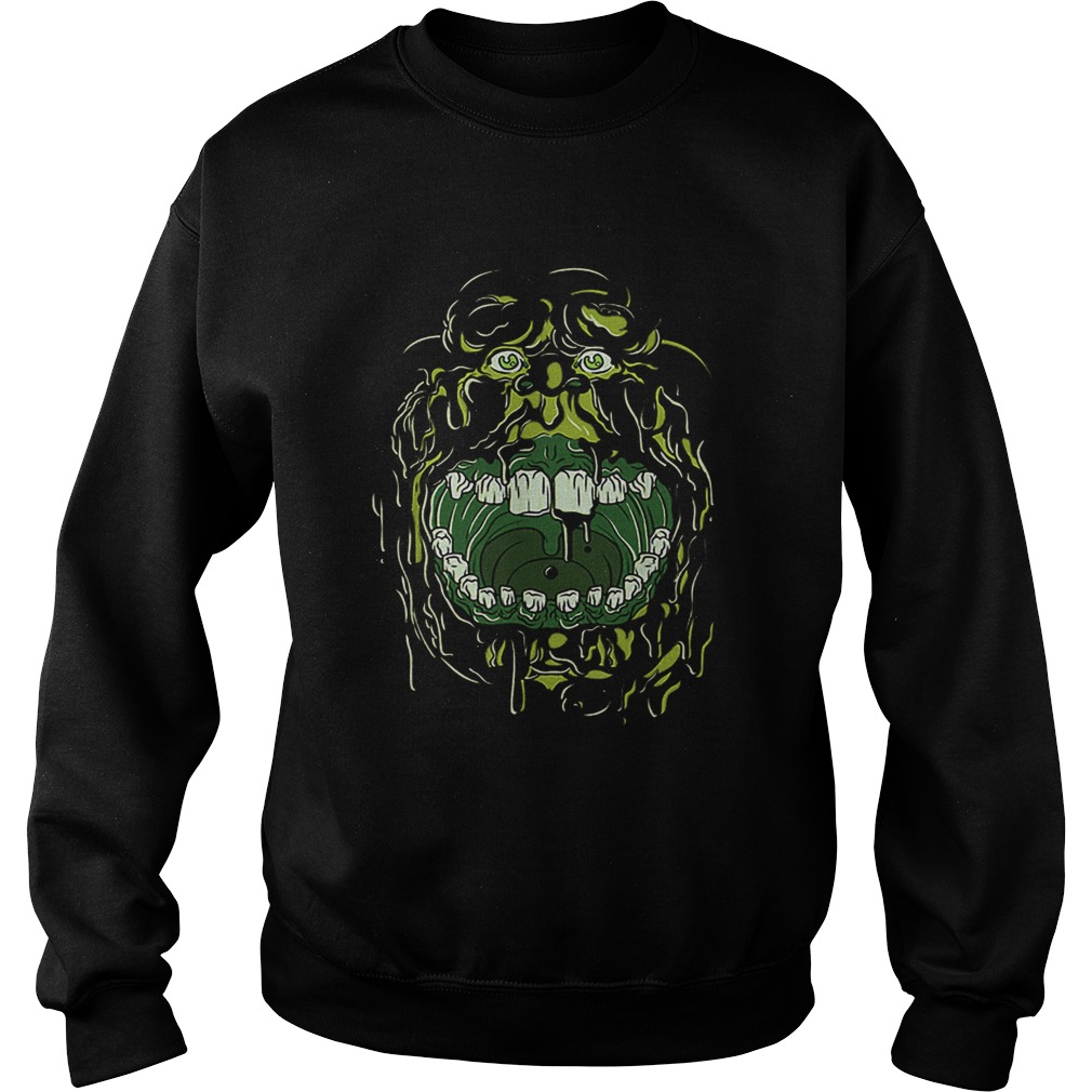 Ghostbusters Slimer Face Halloween Costume Graphic Sweatshirt