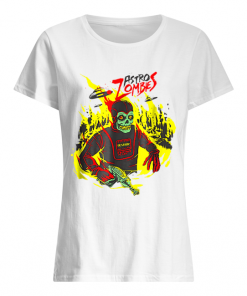 Halloween Astro Zombies Monster Sci-fi Gift Skate  Classic Women's T-shirt