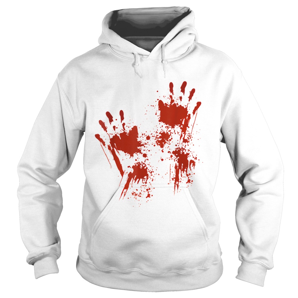 Halloween Blood Hands Costume Zombie Outfit Hoodie